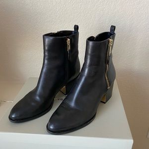Marc Fisher black leather boots